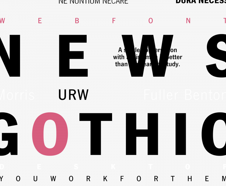 News Gothic Font – Perfect for a Wide Range of Applications