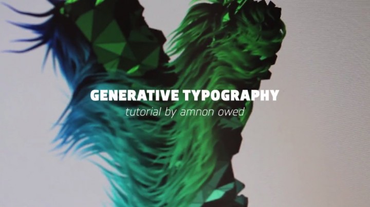 Generative Typography by Amnon Owed