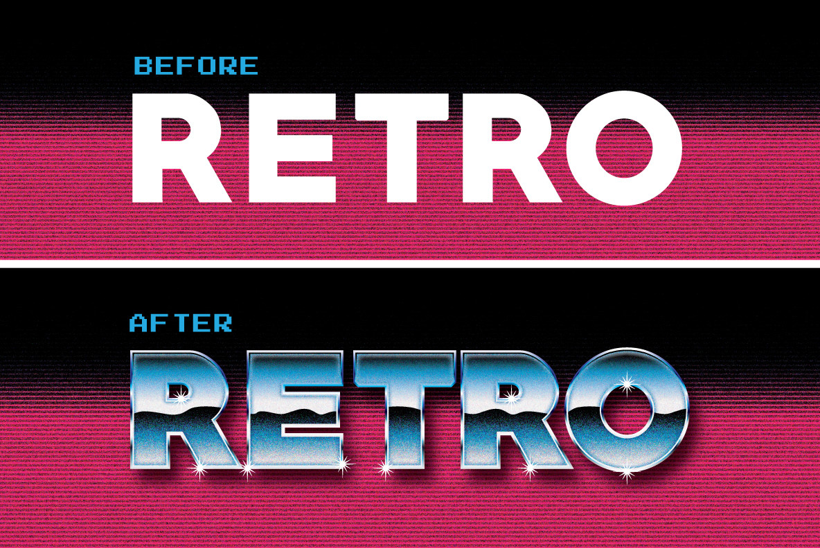 80s Retro Graphic Styles - 5