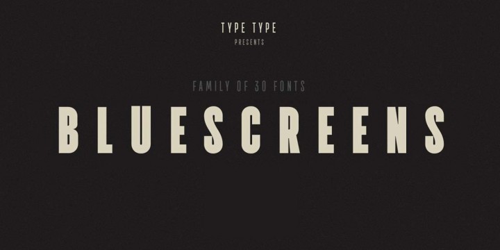 TT Bluescreens Font by TypeType