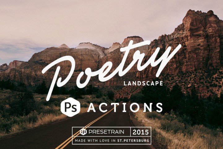 Poetry Landscape Photoshop Actions