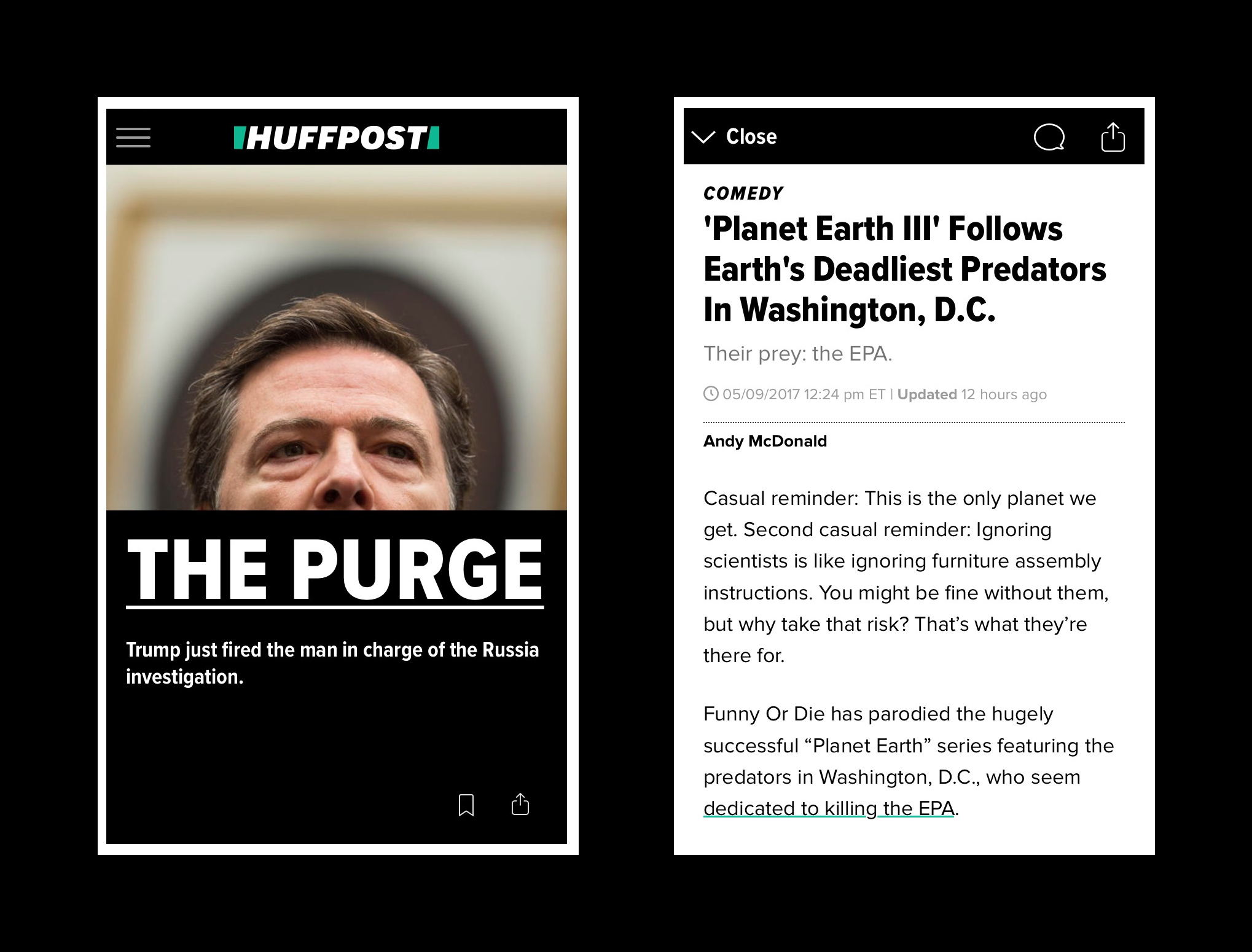 Huffington Post chooses Proxima Nova for Mobile App Success - 1