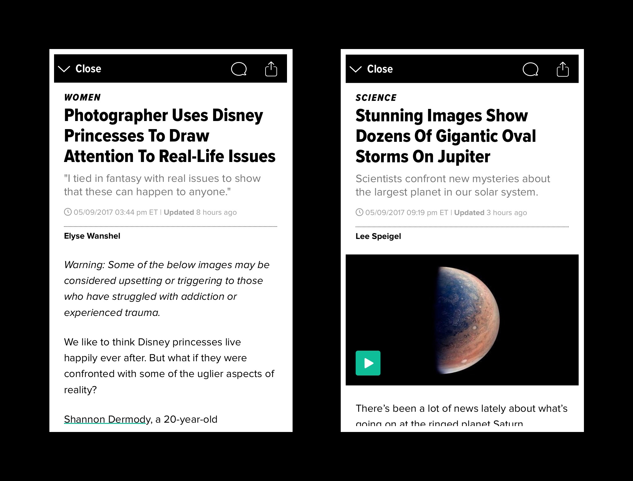Huffington Post chooses Proxima Nova for Mobile App Success - 2