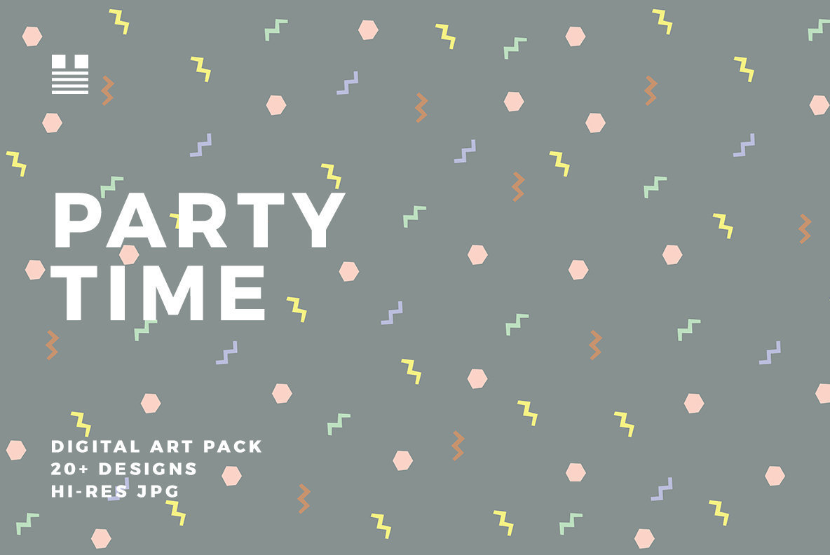Party Time: A Festive, Fun Art Pack From Hello Mart - 1
