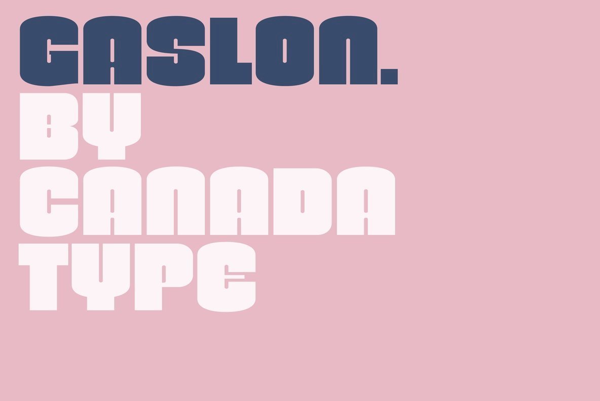 Gaslon From Canada Type Revives A Curvaceous Film Classic - 1
