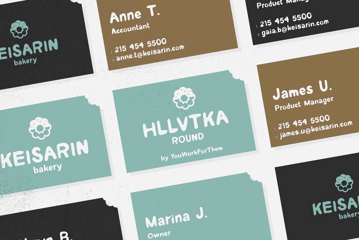 An Organic, Playful Approach To Helvetica: YWFT HLLVTKA Round - 1