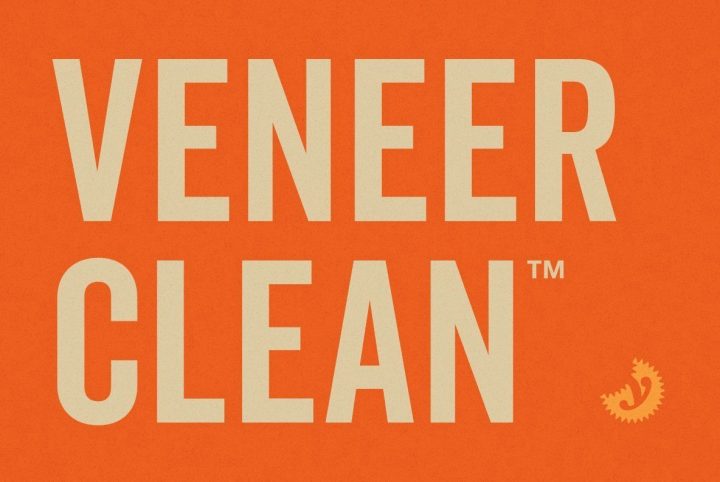 A Weathered Letterpress Favorite Looks Brand-Spanking New: Veneer Clean