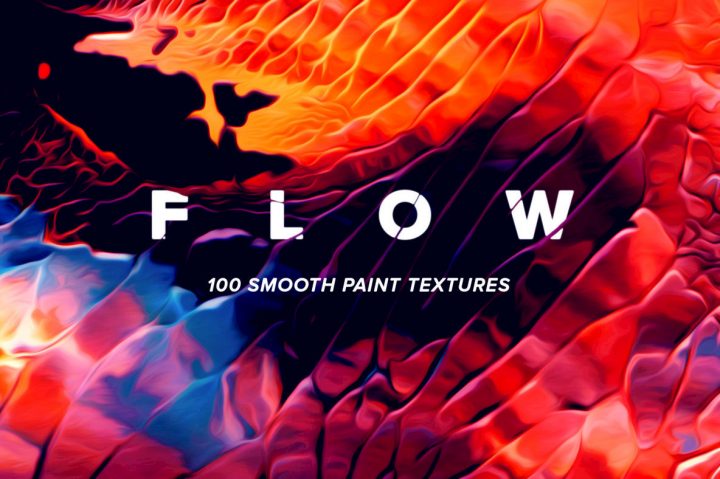 A Joyful Celebration Of Abstract Paint Texture: Flow