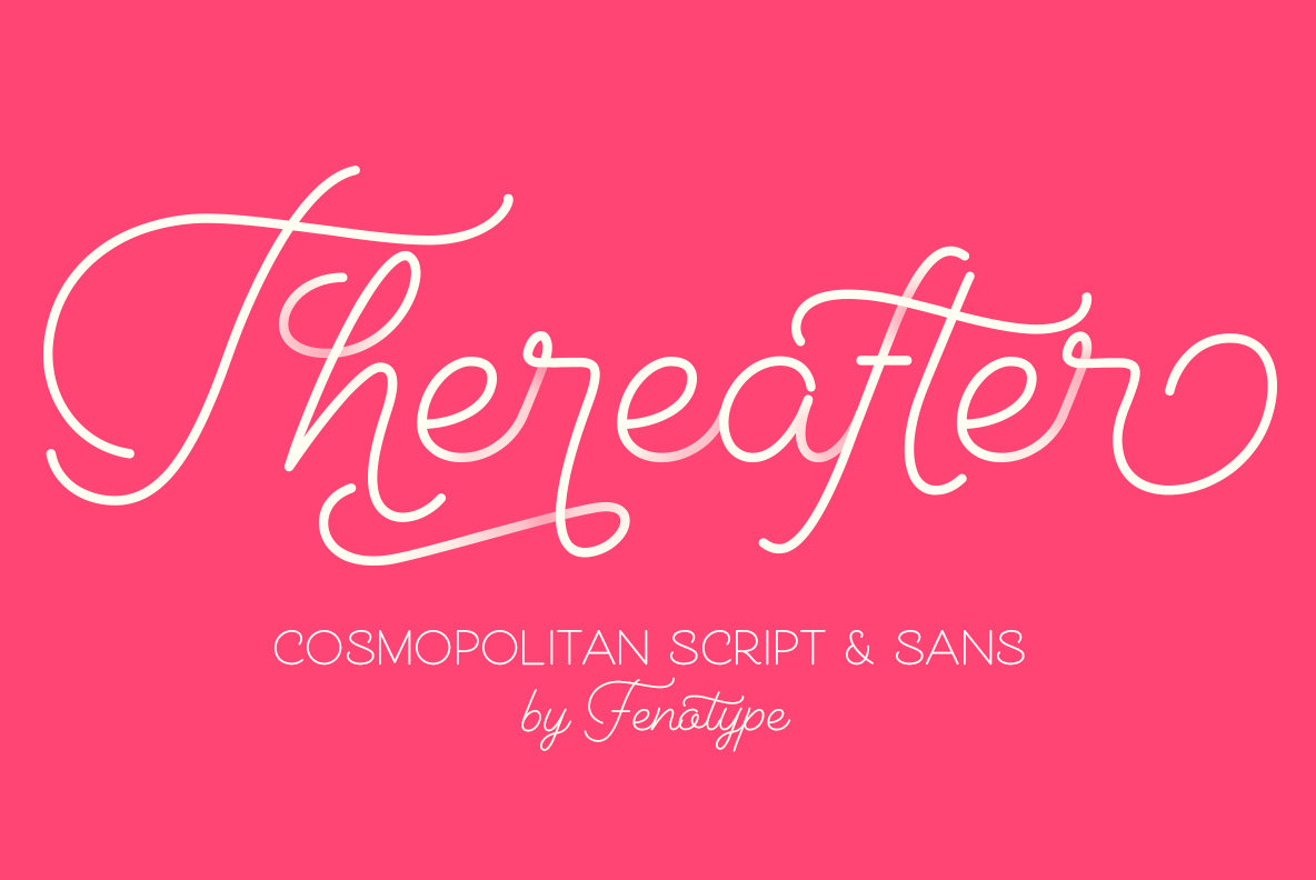A Perfect Blend Of Script And Sans: Cosmopolitan From Emil Bertell - 4