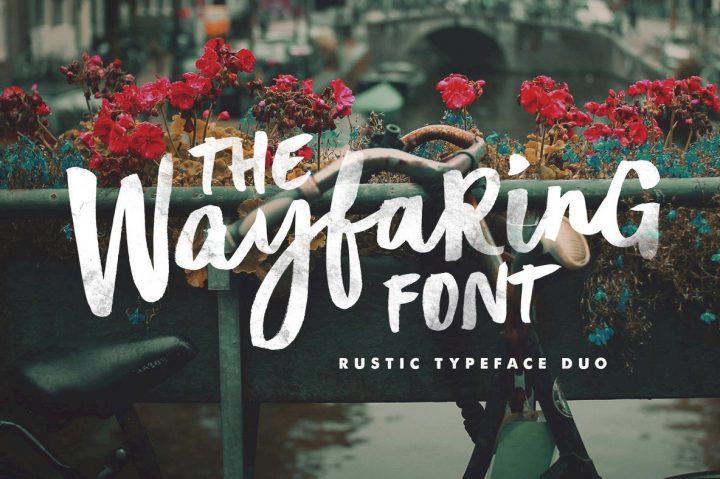 Rustic & Charming: The Wayfaring Font Duo From Set Sail Studios
