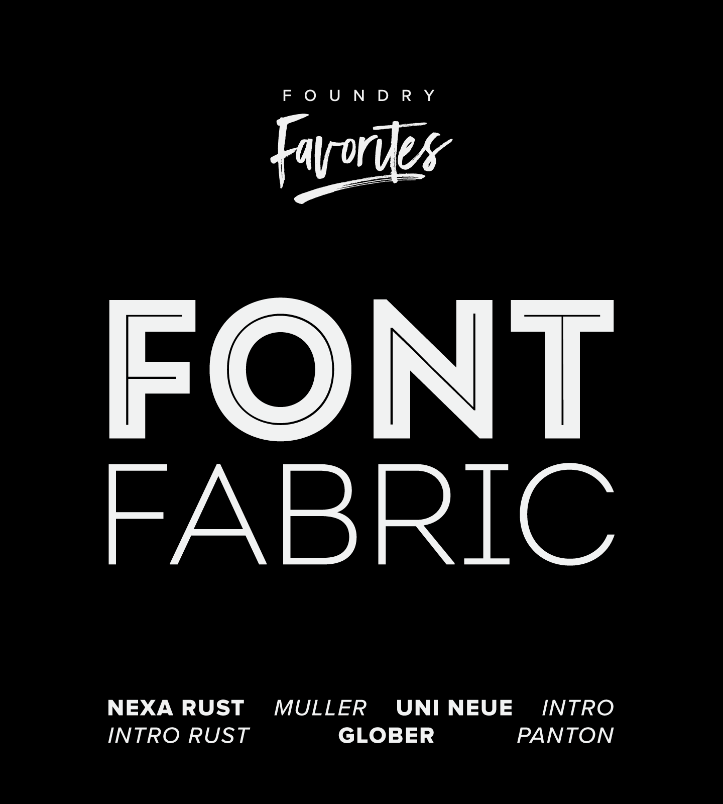 Foundry Favorites: Fontfabric - 1