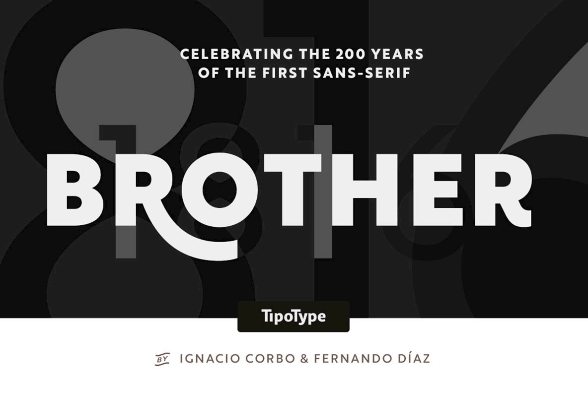 Celebrating Two Centuries Of Sans Serif Typefaces: Brother 1816 - 1