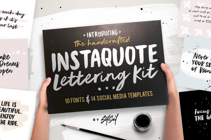 Create Beautiful Instagram Stories With Instaquote Lettering Kit