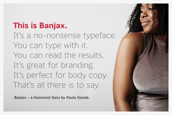 A Versatile Humanist Sans Serif From Paulo Goode: Banjax