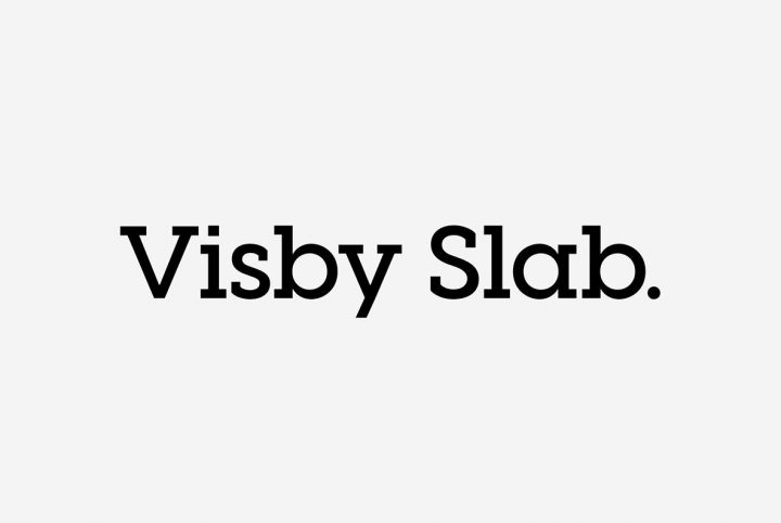 A Dynamic Slab Serif From Connary Fagan: Visby Slab CF