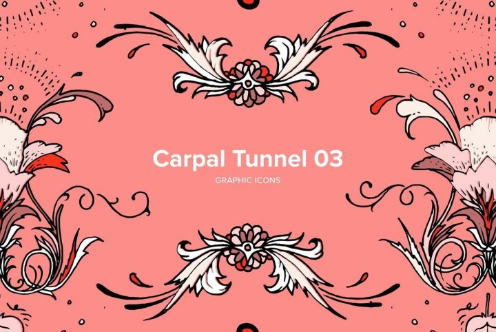 Hand-Drawn Ornaments and Inky Flourishes: Carpal Tunnel 03