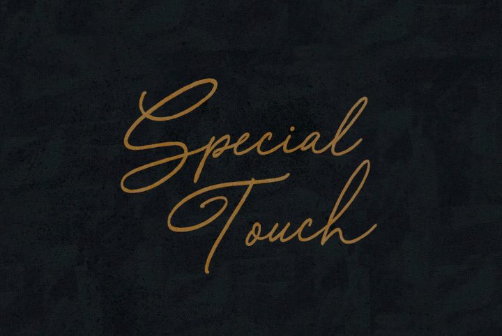 An Old School Handwritten Script From BLKBK: Special Touch