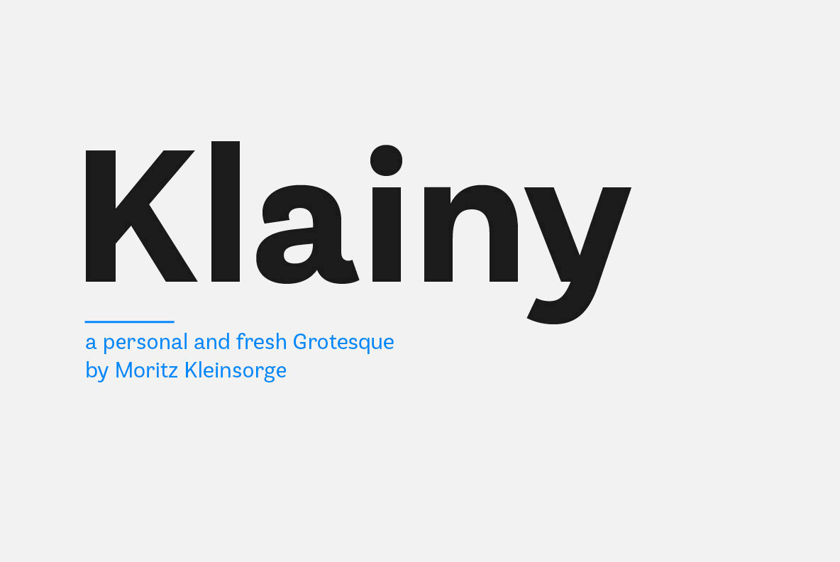 A Contemporary Sans That Speaks With Confidence: Klainy - 1
