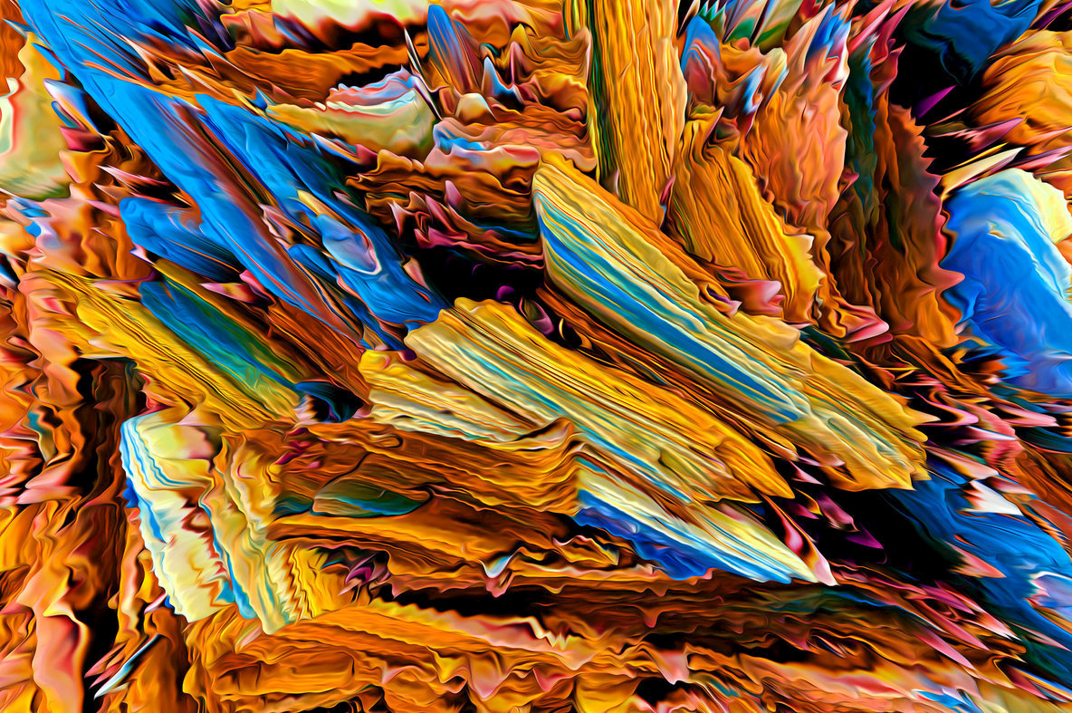 Burst: 40 Abstract Textures Is An Explosion Of Color And Texture ...