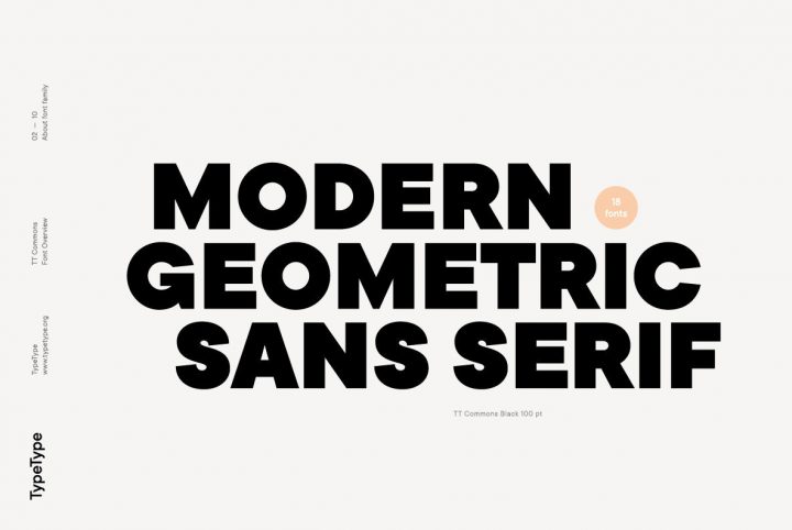 TT Commons: A Sans Serif For Every Day Of The Week