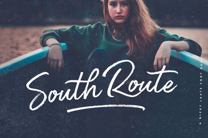 A Handmade Sans and Script From Nicky Laatz: South Route Font Duo