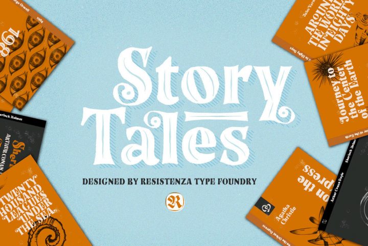Story Tales: A Whimsical Handmade Display Type From Resistenza
