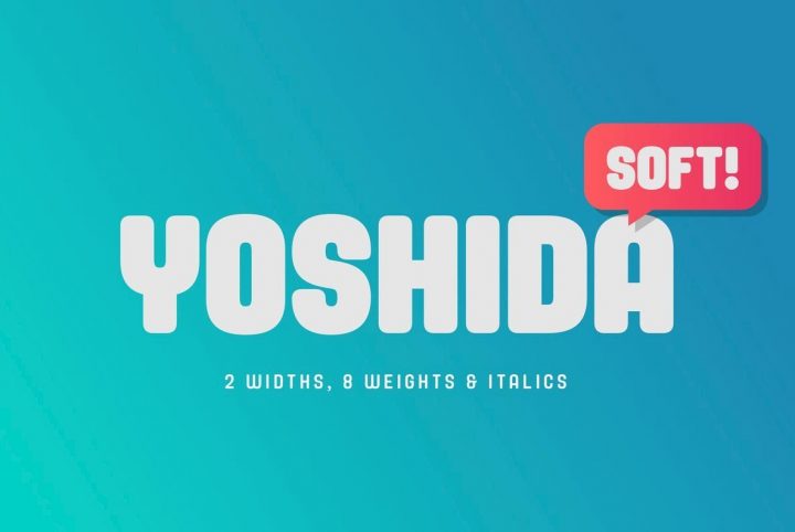 Yoshida Soft: A Bubbly Sans Serif From TypeUnion