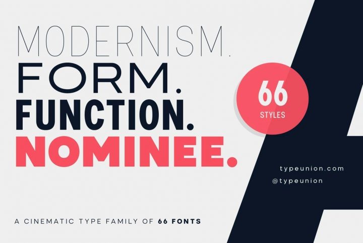 Nominee: A Superfamily Of Geometric Sans Serifs