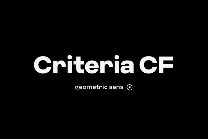A Strong And Assertive Geometric Sans Serif From Connary Fagen: Criteria CF