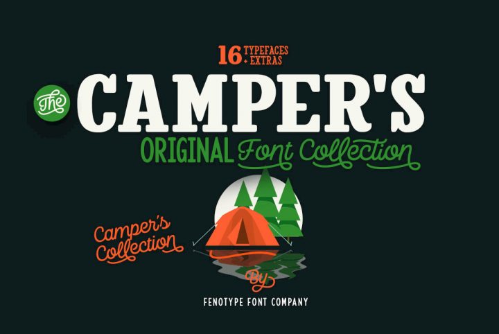 A Cohesive Font Collection From Emil Bertell: Camper