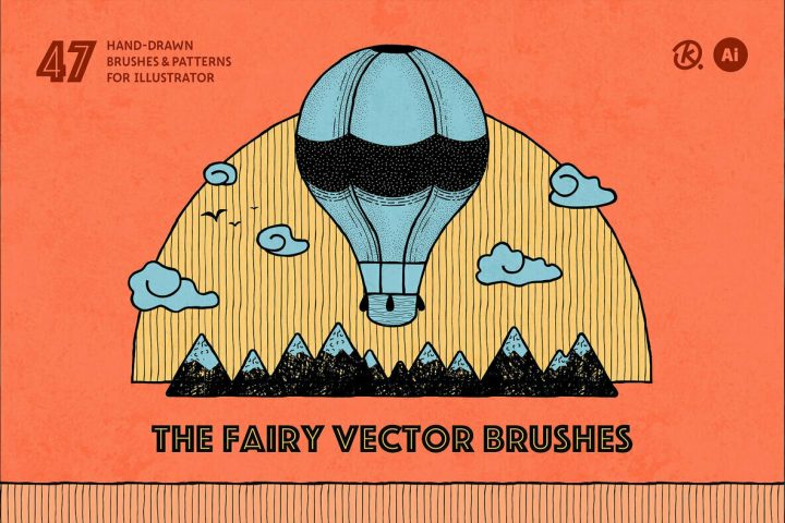 Achieve Vintage Style Illustration Effects With The Fairy Vector Brushes