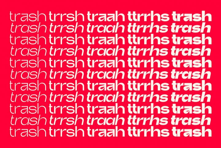 Embracing the Unexpected and Pushing the Limits of Typography: Trash From Bruta Types