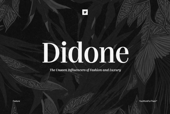 Didone Fonts: The Unseen Influencers of Fashion and Luxury