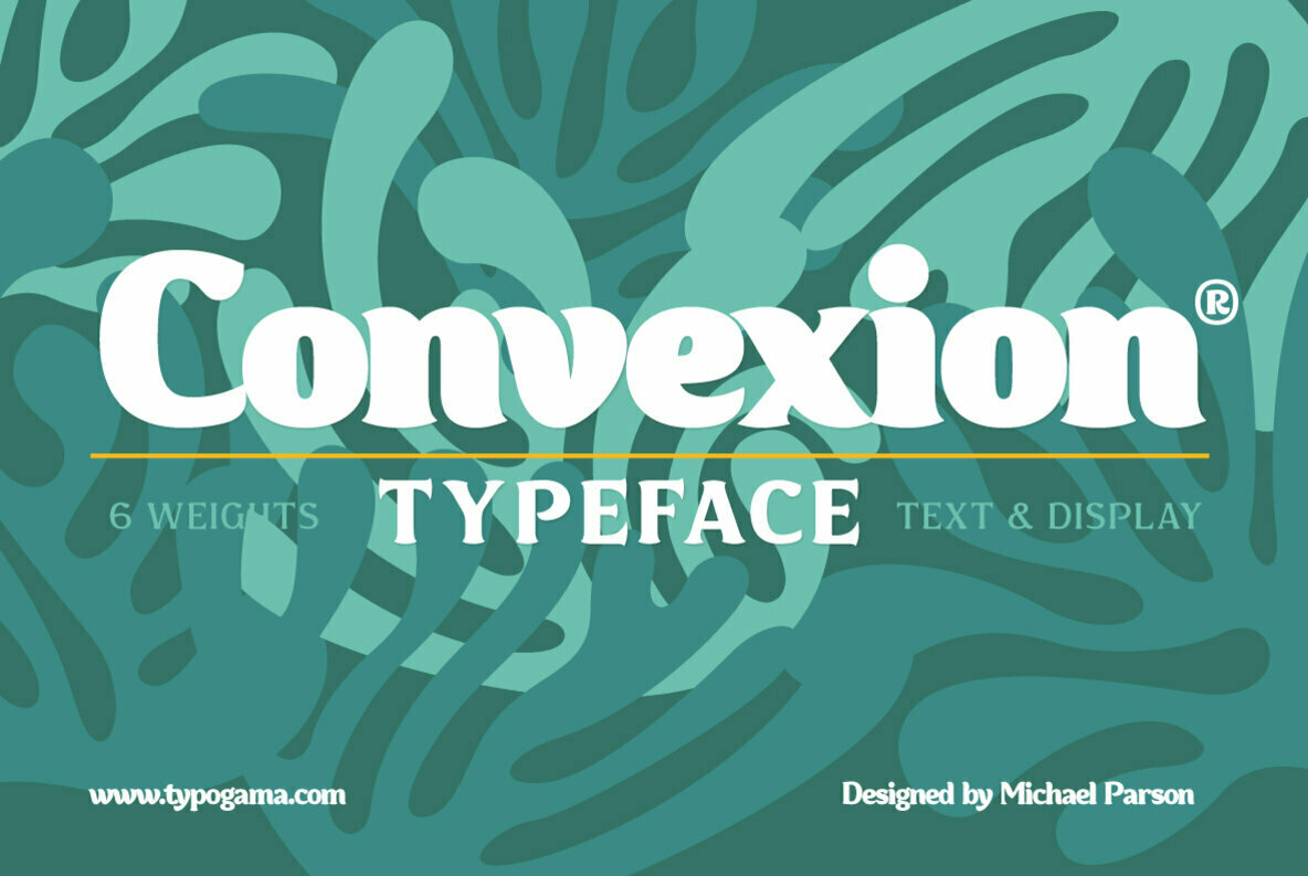 A New Experimental Serif From Michael Parson: Convexion