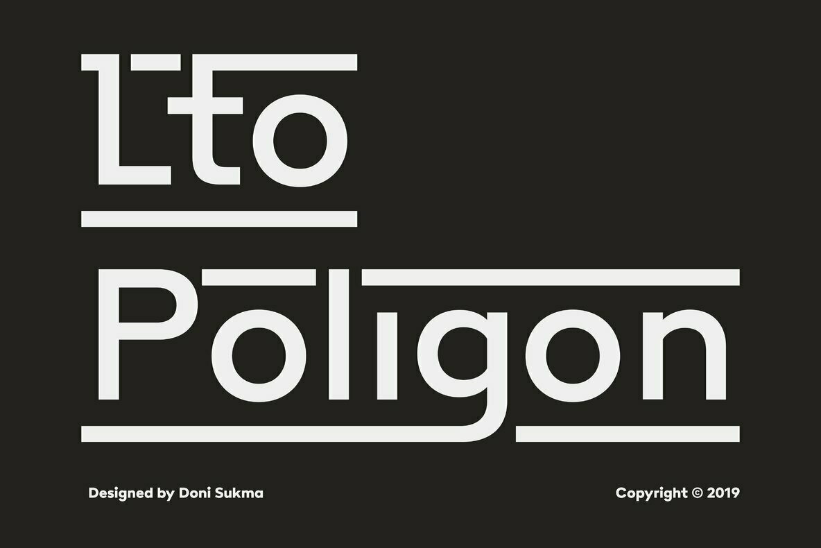 Poligon: A New and Dynamic Sans Serif From Letter Omega