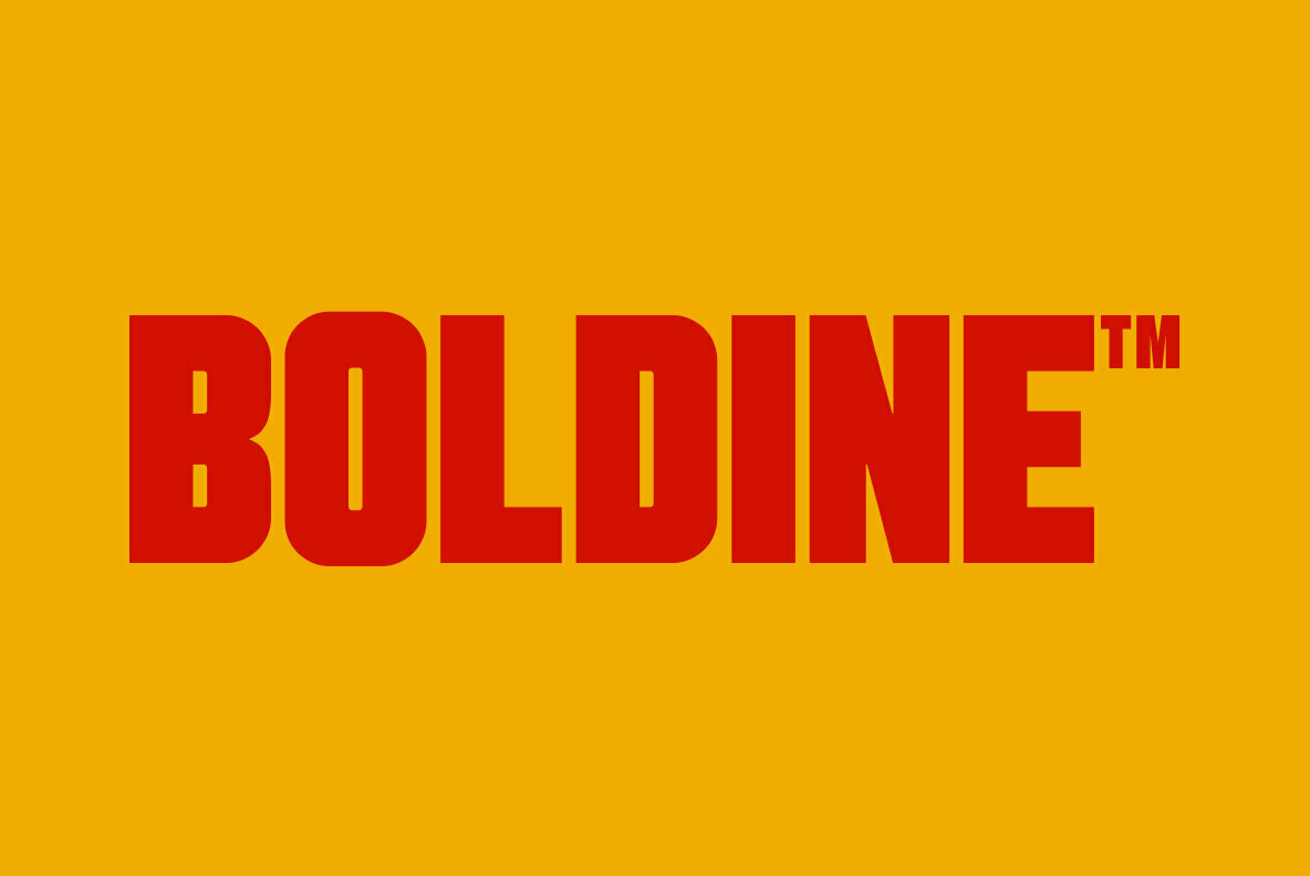 Boldine: A Super Bold All-Caps Sans Serif That Packs a Punch