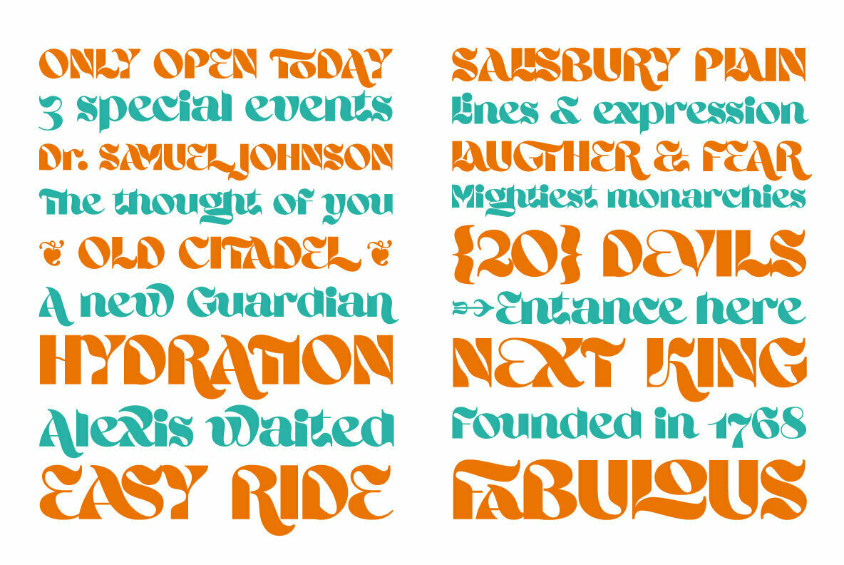 Ahsing: A Bold and Serpentine Display Font From Michael Parson