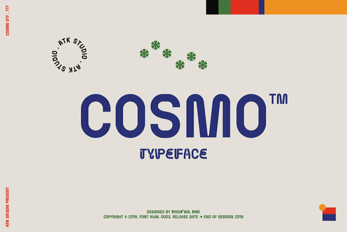 Cosmo: A Futuristic Display Font With Unexpected Twists and Turns