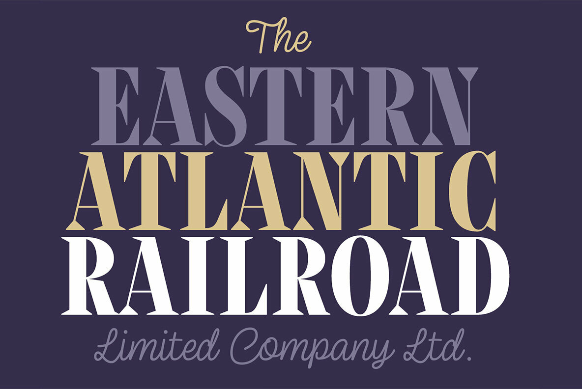 tapas    complete family reminiscent of old-style lettering in