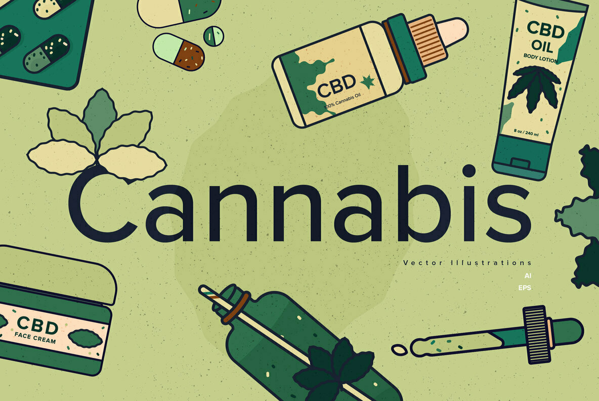 Cannabis: Illustrations for a Growing Marijuana Industry, New From YouWorkForThem Design Studio