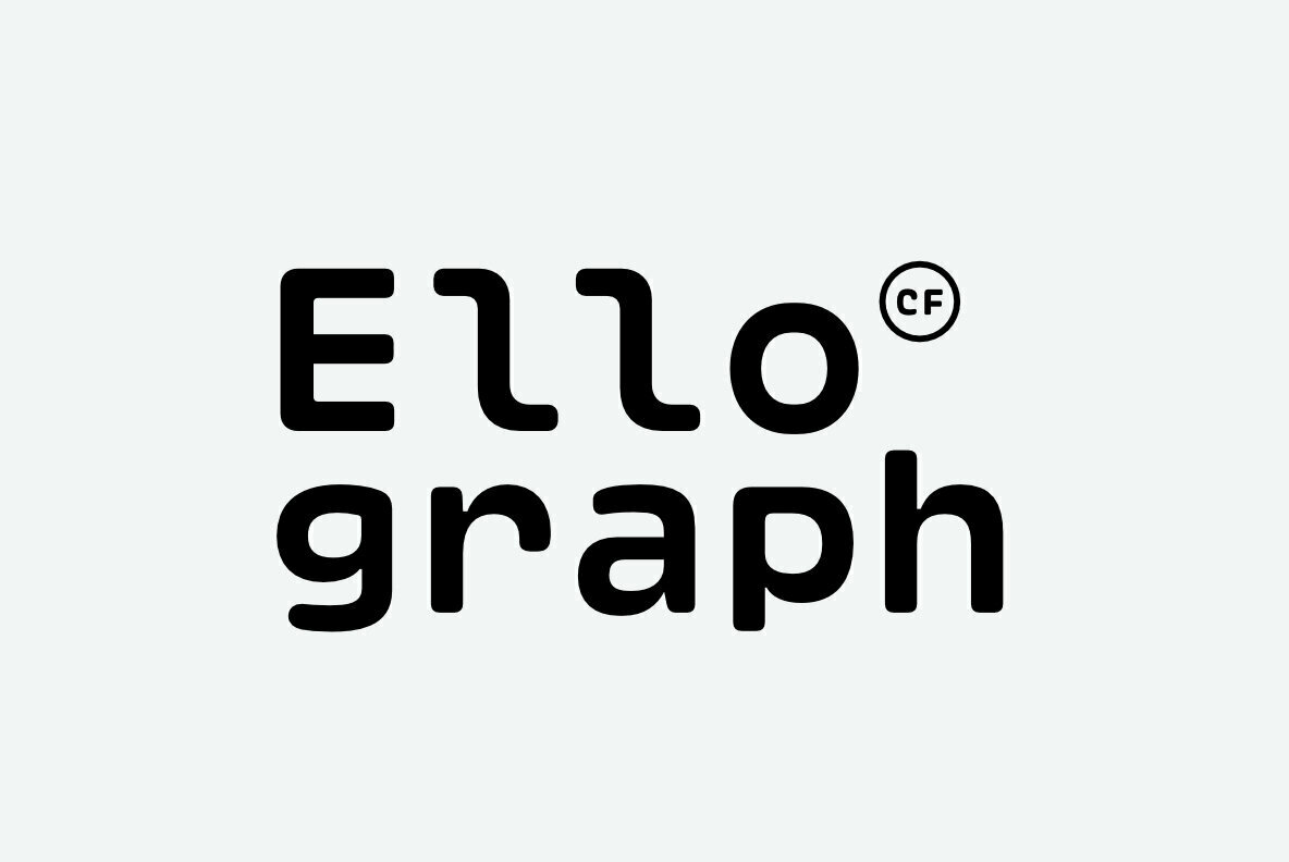 Ellograph CF: A Rounded Monospaced Font, New From Connary Fagen