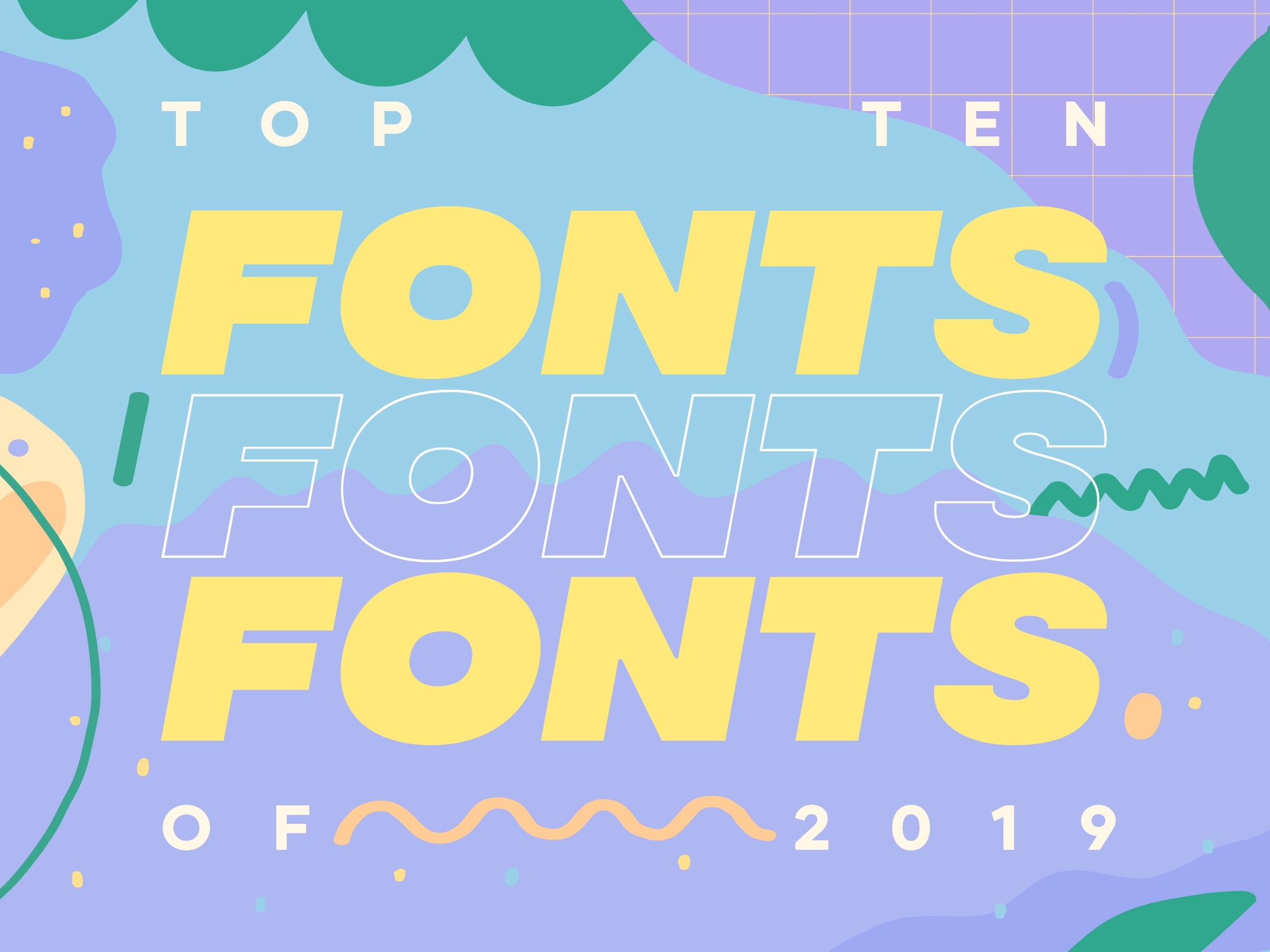 Top Ten Fonts of 2019
