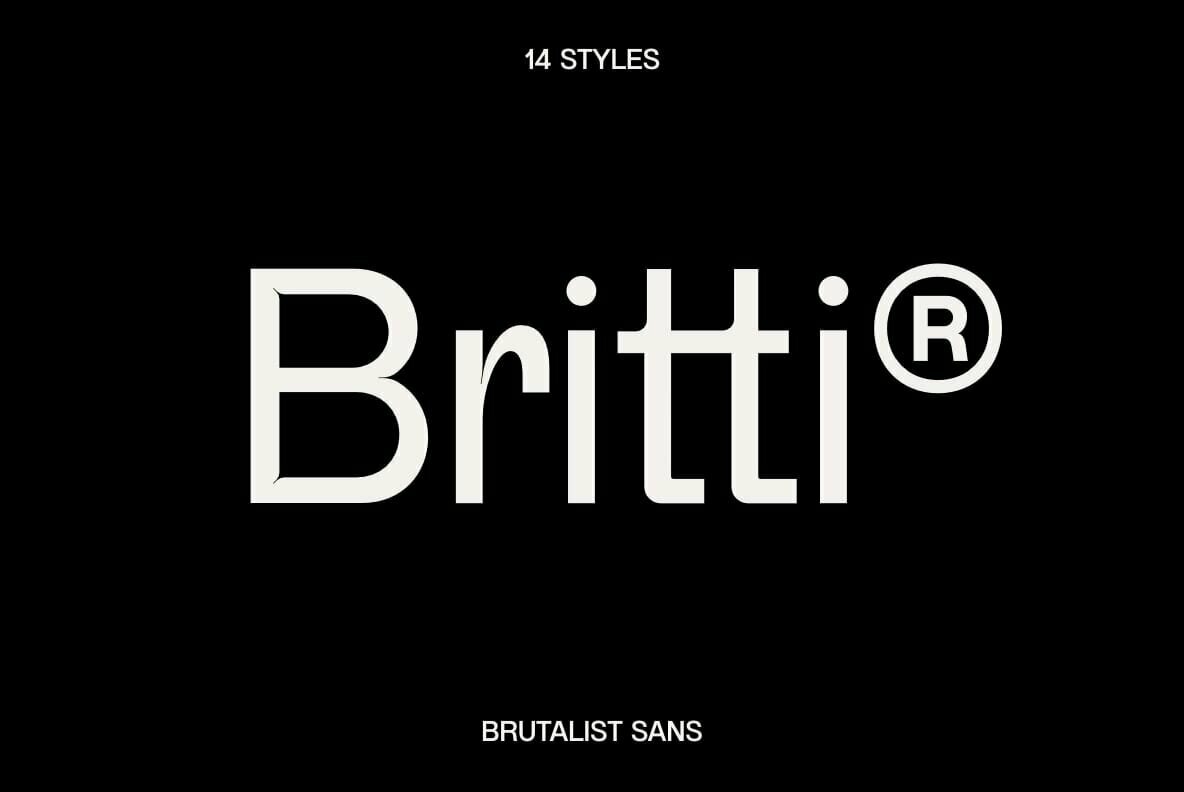Britti Sans: A New Sans Serif Family From Nois