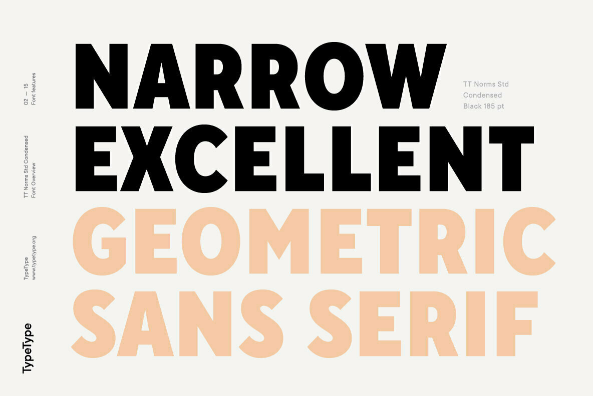 TT Norms Std Condensed, New From TypeType Foundry
