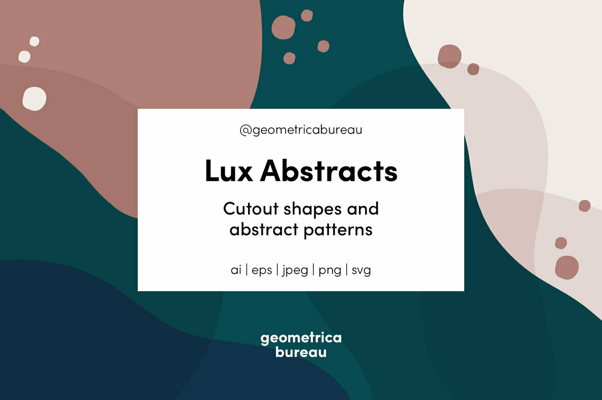 Lux Abstracts: Vector Illustration Patterns From Geometrica Bureau