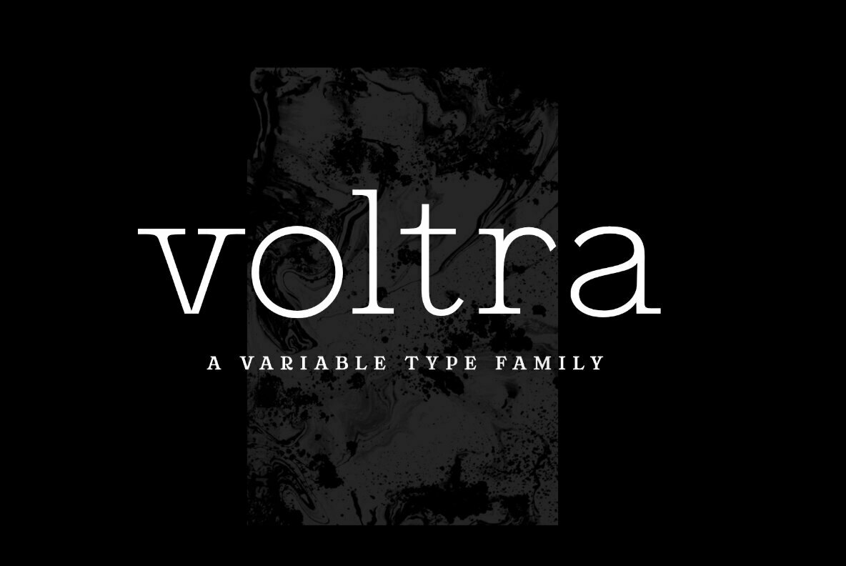 Voltra: A Stylish Sans Serif From Zeune Type Foundry