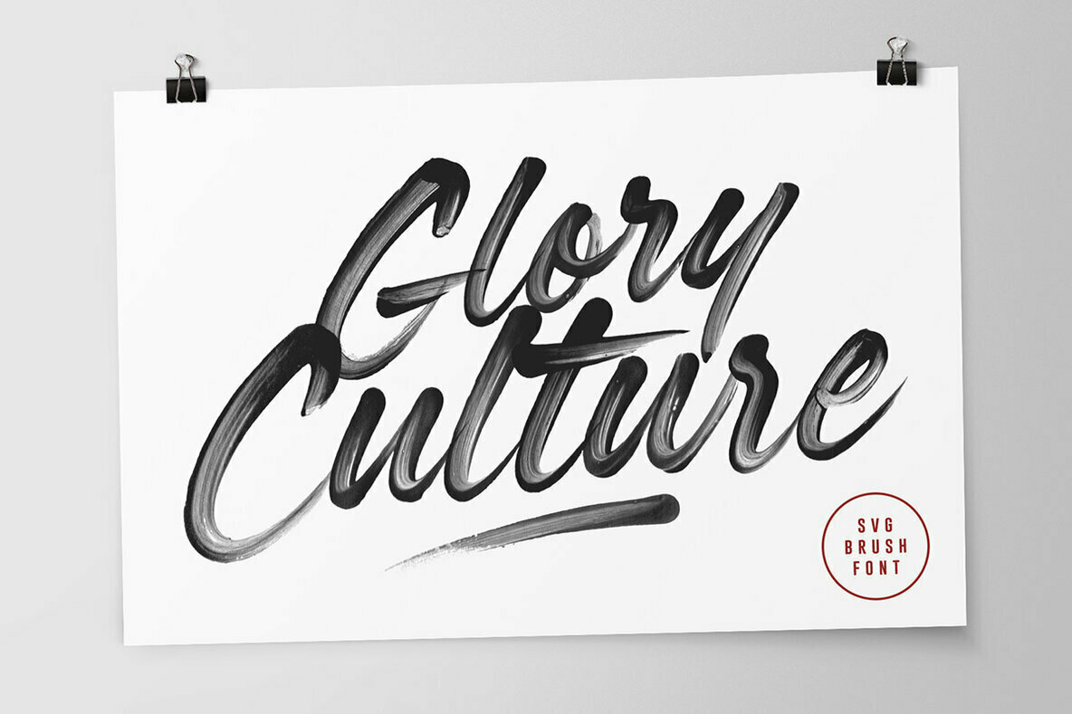 Glory Culture SVG Font, New From Set Sail Studios