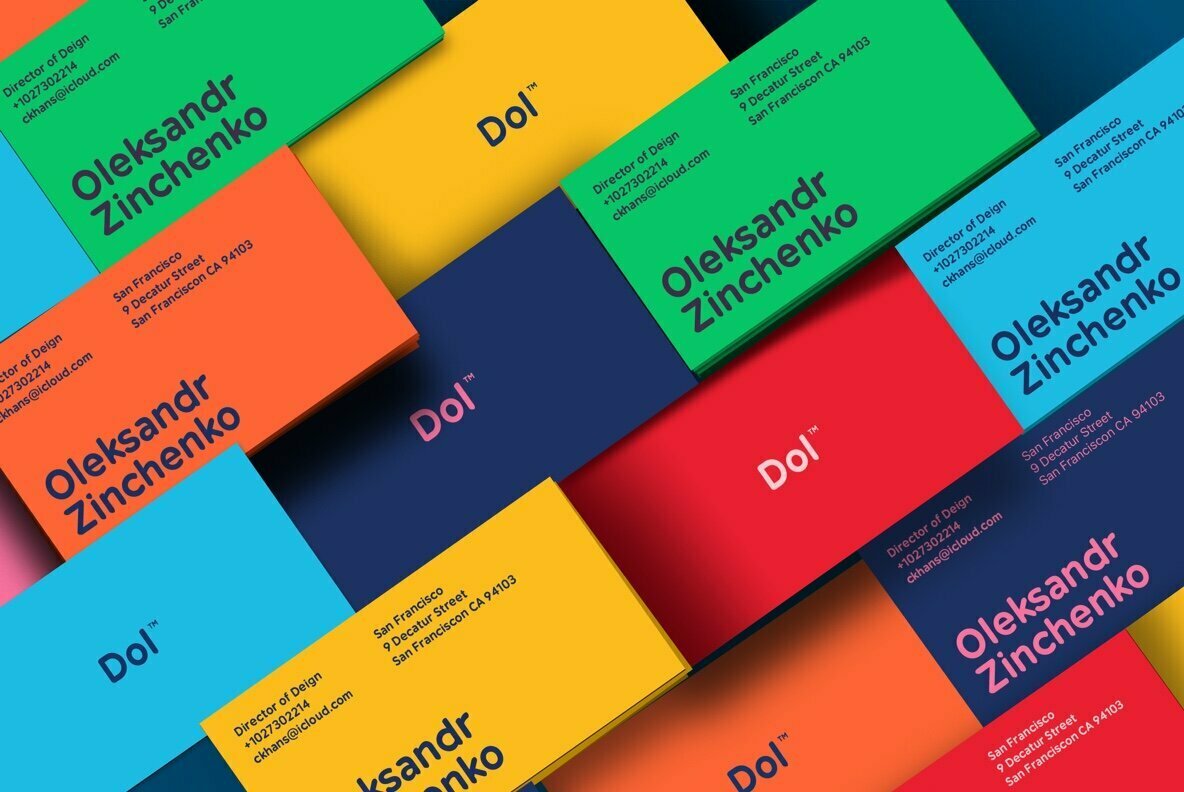 Dol: A Contemporary Geometric Sans Serif From Supply Of Fonts