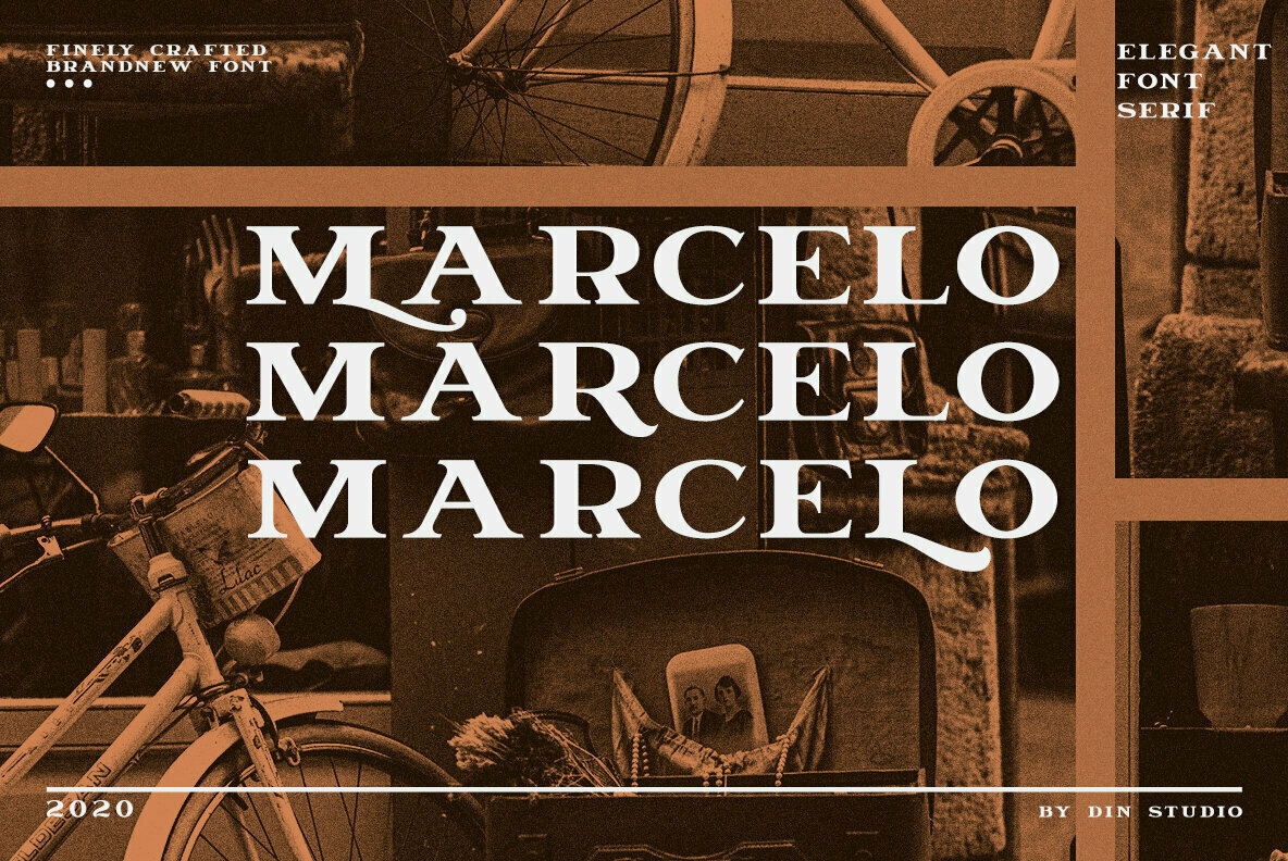 Marcelo: An Elegant Serif Display Type From Din Studio