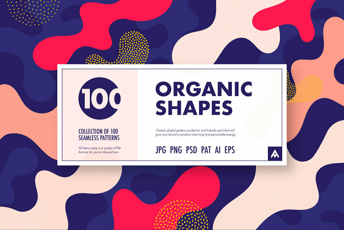 Organic Shapes – 100 Seamless Textures From Arseny Samolevsky